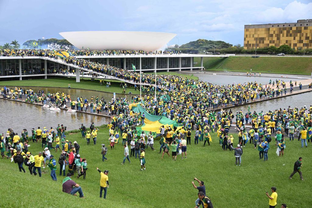 Manifestaciones en Brasil. Foto: Getty Images.