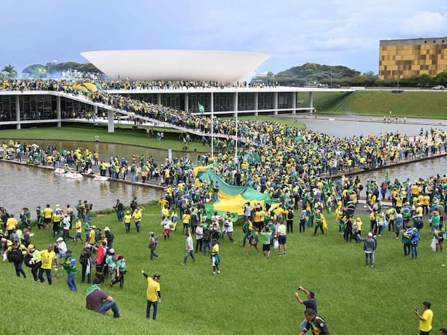 Manifestaciones en Brasil. Foto: Getty Images.