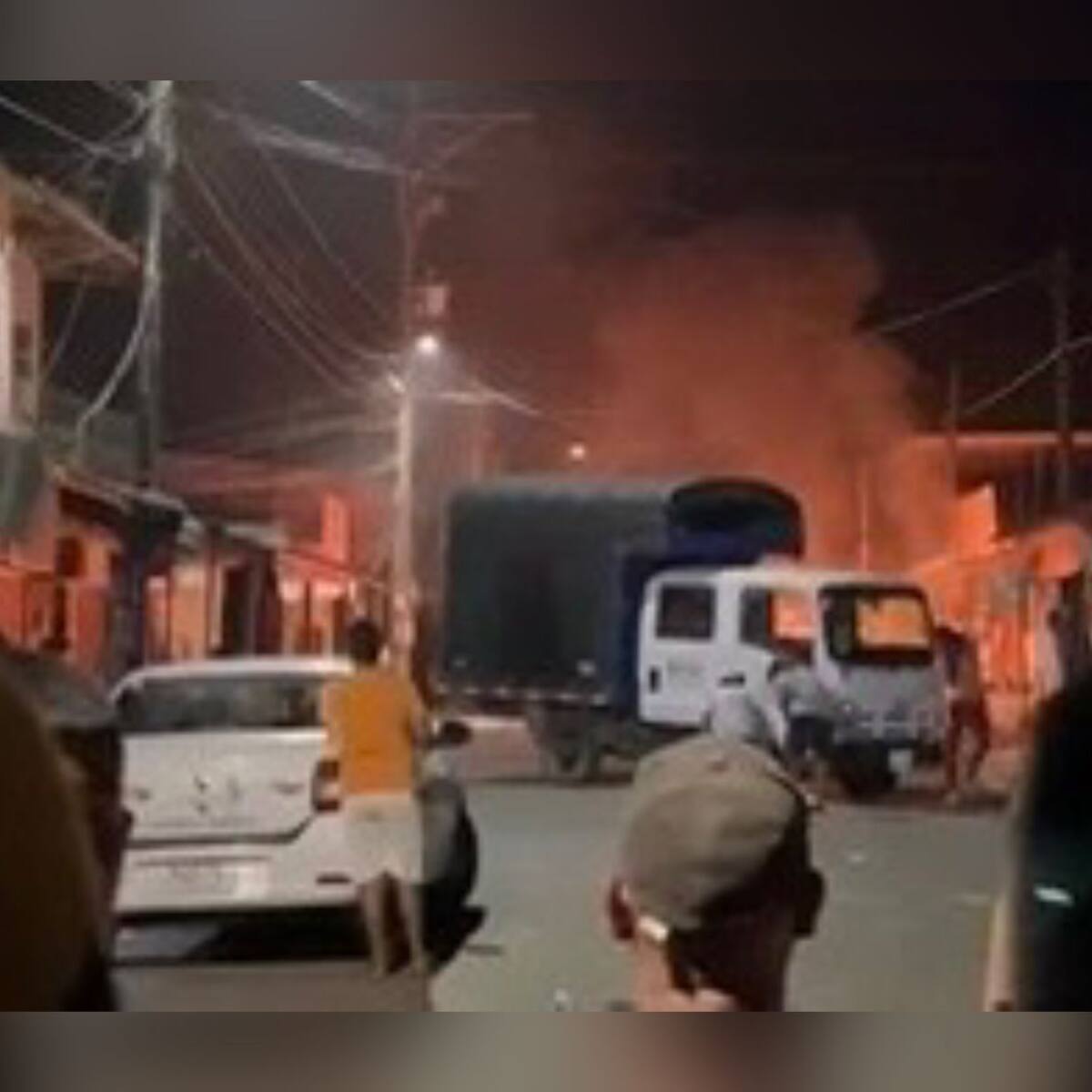 Asonada contra la Policía Nacional en la región del Catatumbo