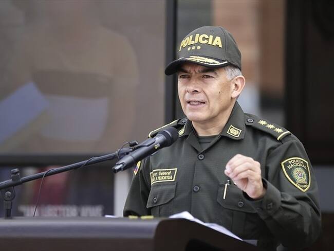Oscar Atehortúa, director de la Policía . Foto: Colprensa-Sergio Acero