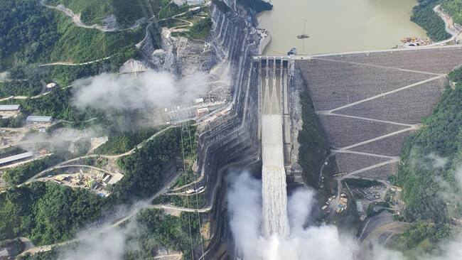 Director de la UNGRD asegura que no ha recibido el reporte de las últimas pruebas en Hidroituango. Foto: W radio