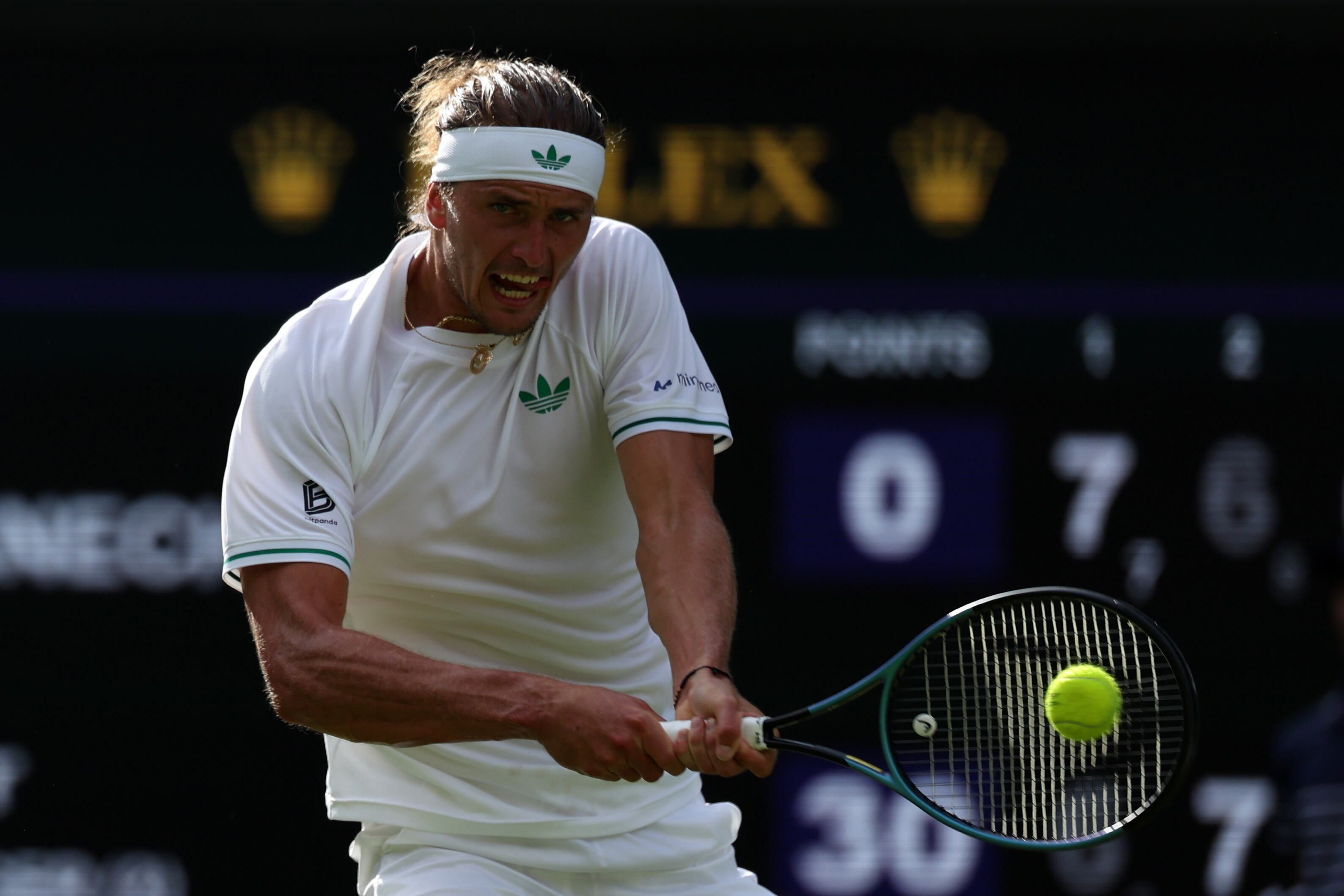 Alexander Zverev de Alemania y top 3 en el ranking ATP. FOTO: EFE/EPA/NEIL HALL 