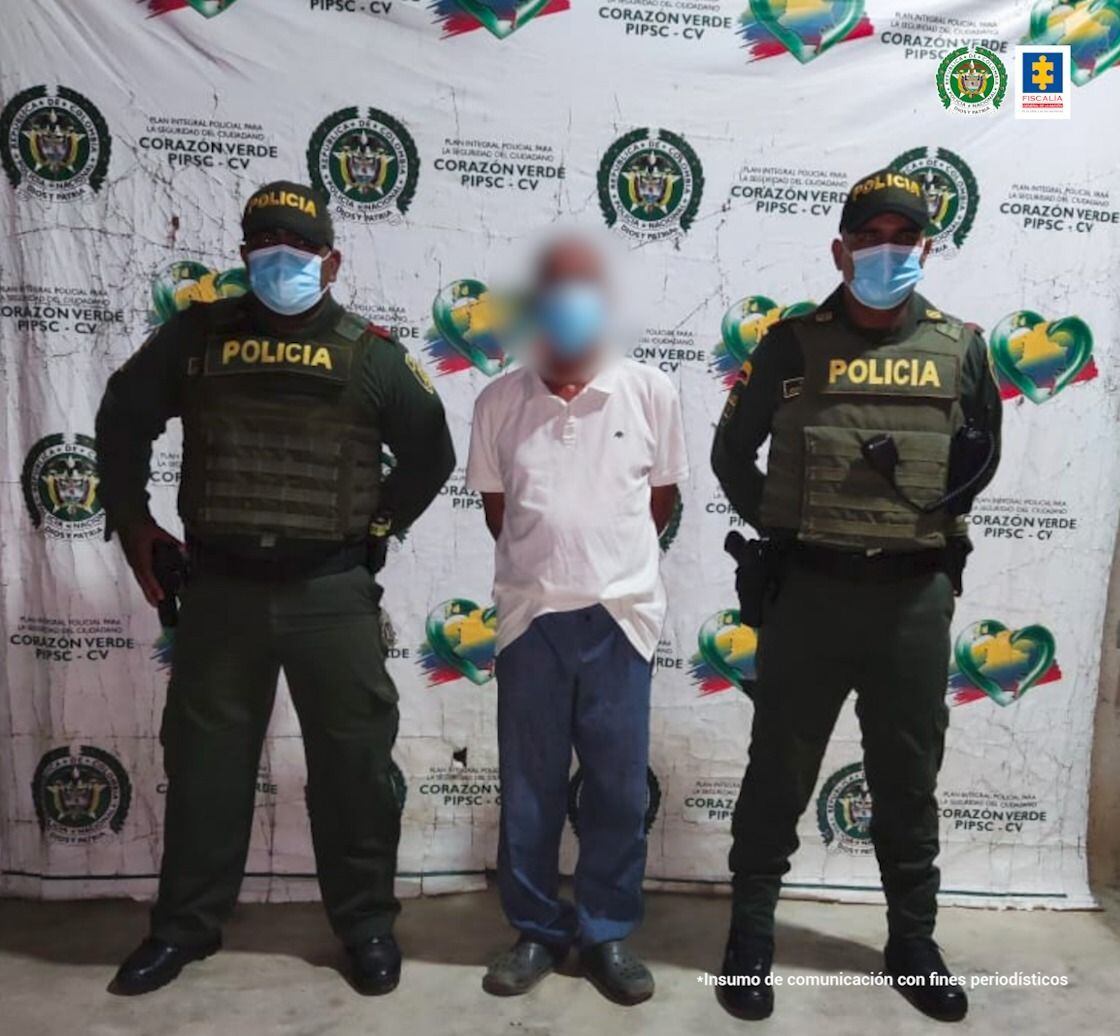 A la cárcel hombre señalado de abusar sexualmente de una menor de 4 años en Córdoba. Foto: Fiscalía.