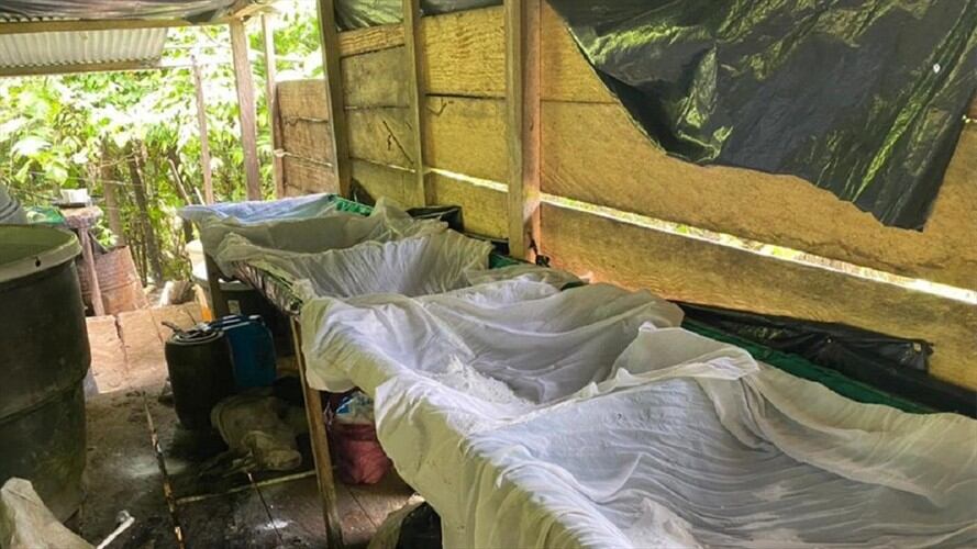 Desmantelados laboratorios del ELN en la zona del Catatumbo. Foto: Cortesía