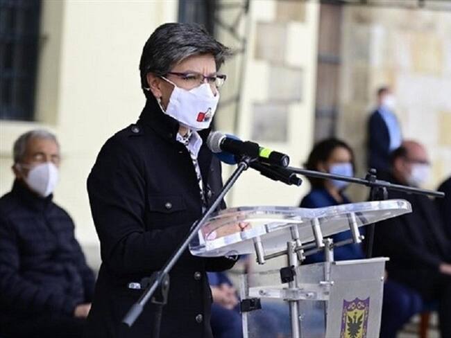 La alcaldesa llamó a la reconciliación. Foto: Alcaldía de Bogotá.