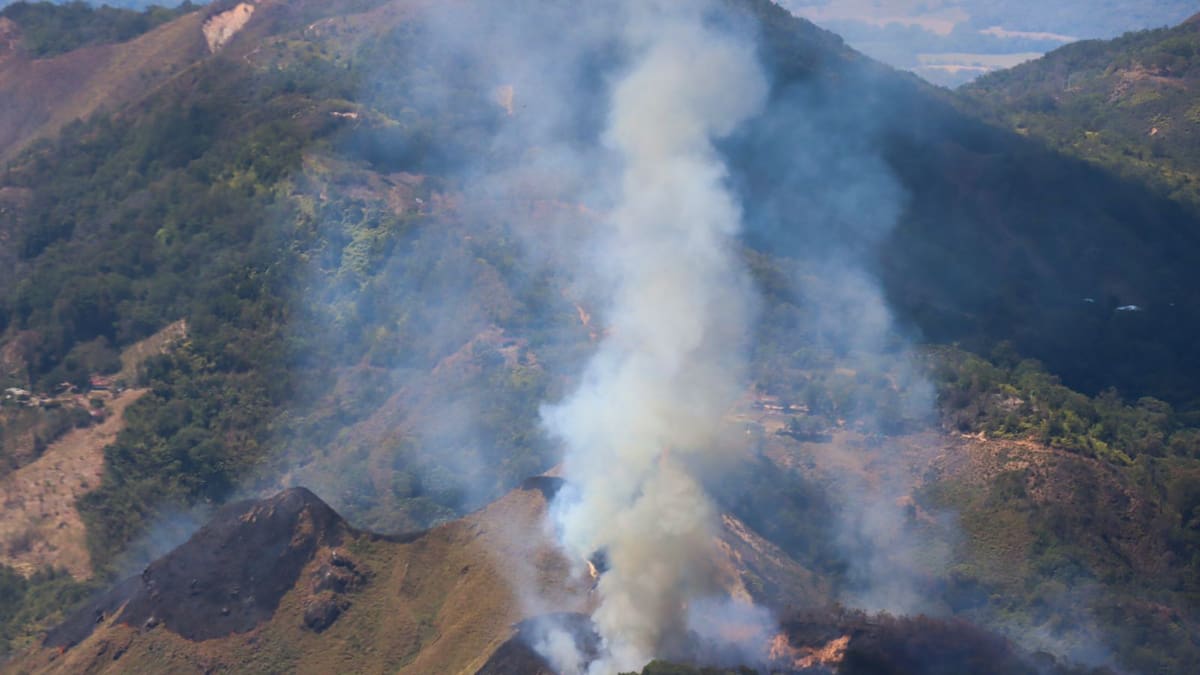 UNGRD habla de los recursos y técnicas para atender emergencia por incendios forestales