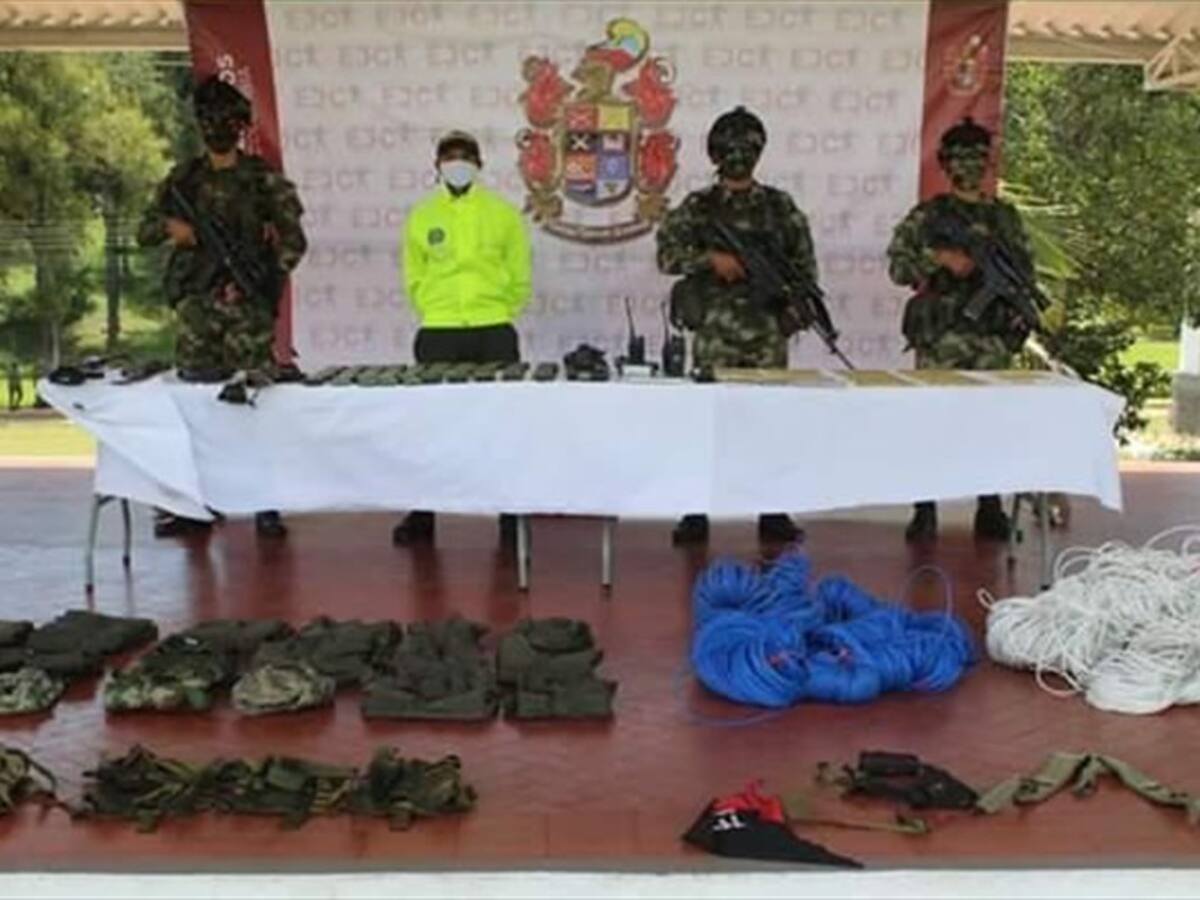 Encuentran dos depósitos con material de guerra del Eln en El Tambo, Cauca