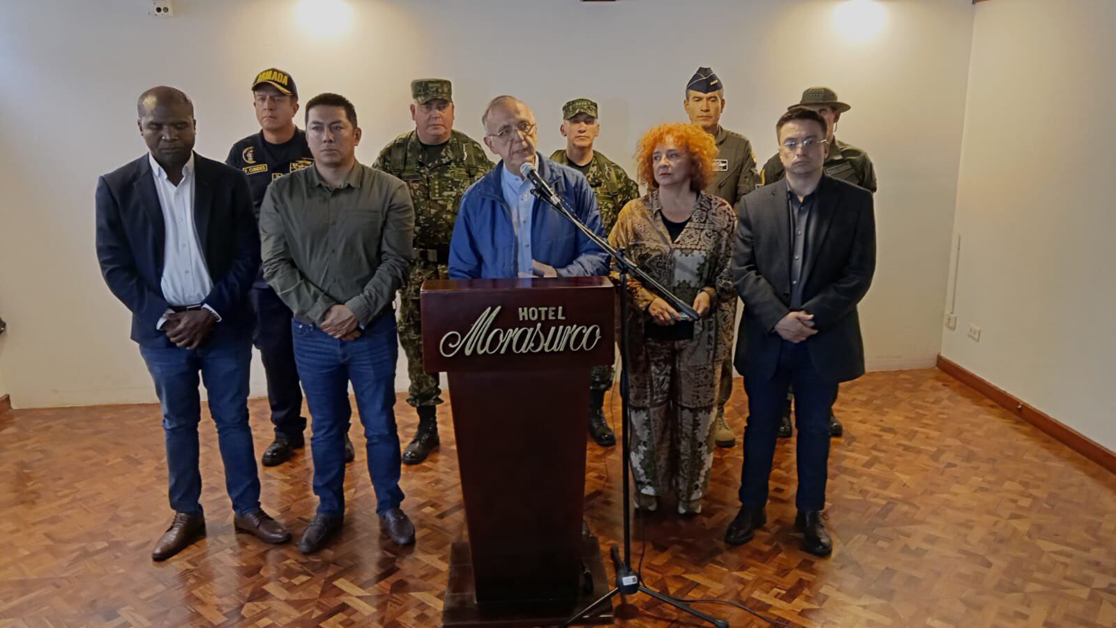 MinDefensa anunció plan de choque para atender fenómenos criminales en Nariño. Foto: Twitter Ministerio de Defensa.