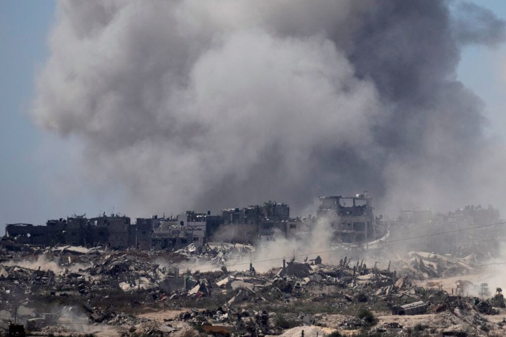 Atentados en Gaza. Foto: Getty Images.