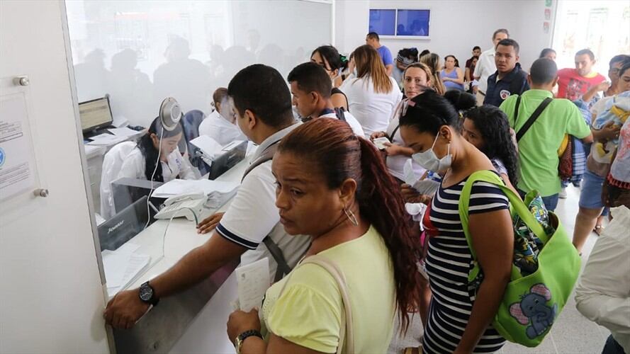Crisis hospitalaria en Santa Marta por sobrecarga de pacientes. Foto: Gobernación de Magdalena