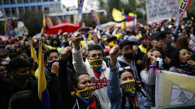 Francisco Maltés, presidente de la CUT, dijo en Sigue La W que “el país necesita hechos más que declaraciones”. . Foto: Colprensa-Sergio Acero