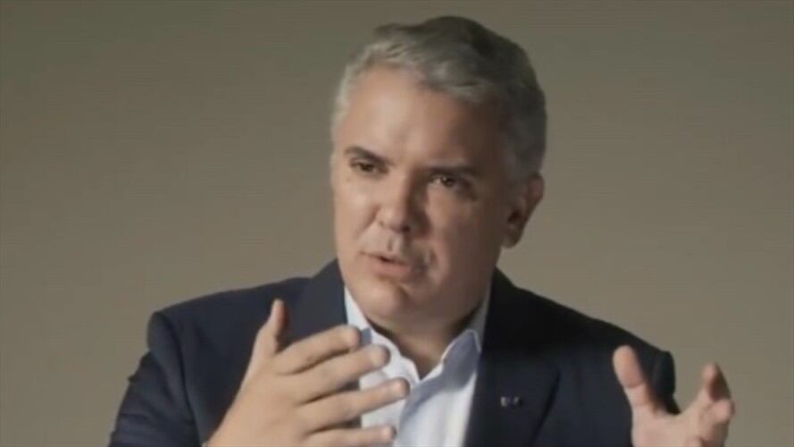 El presidente Iván Duque aseguró que detrás de las manifestaciones actuales hay intereses políticos. Foto: Entrevista con el documentalista Bernardo Álvarez