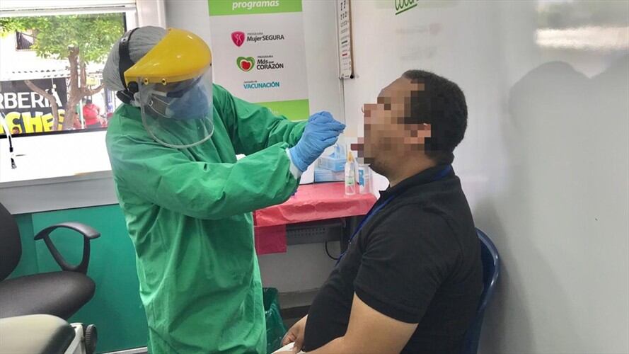 Aíslan a 21 personas de una misma familia por sospechas de COVID-19 en Santa Marta . Foto: Alcaldía de Santa Marta