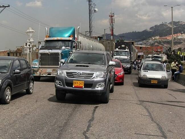 Normalidad en la vía Bogotá-Villavicencio tras su reapertura. Foto: Colprensa