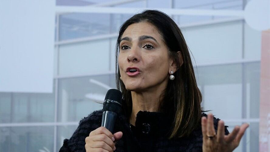 La Ministra de Transporte, Ángela María Orozco. Foto: Colprensa