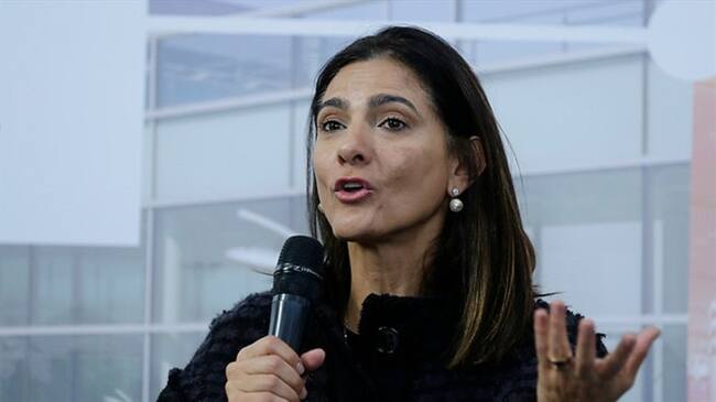 La Ministra de Transporte, Ángela María Orozco. Foto: Colprensa