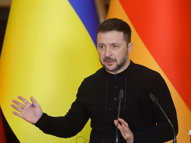 Volodymyr Zelensky FOTO: EFE/EPA/SERGEY DOLZHENKO