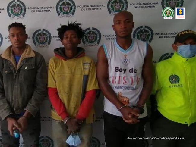 La Fiscalía General de la Nación logró la judicialización de cuatro hombres