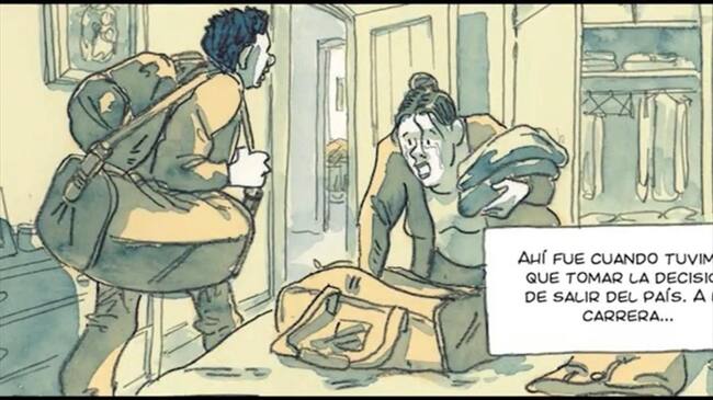 Colombianos exiliados por el conflicto contarán su historia por medio de cómics. Foto: Cortesía: Comisión de la Verdad