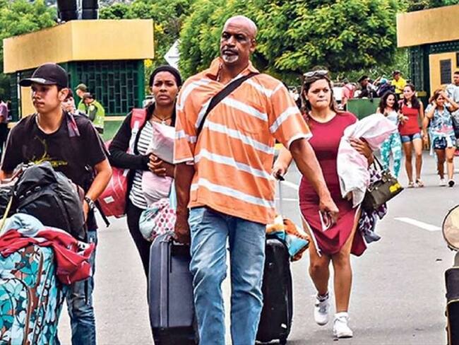 Migración de venezolanos . Foto: Colprensa