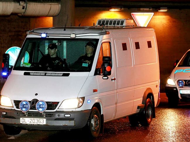 Policía en Oslo, Noruega. (Photo credit should read Bendiksby, Terje/AFP via Getty Images)
