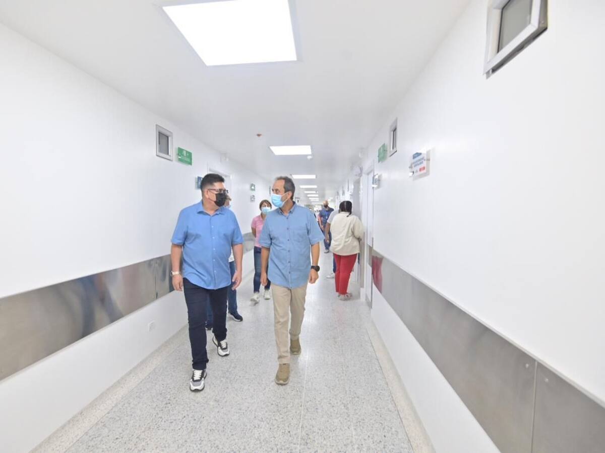 Recuperan el piso 8 del hospital Julio Méndez Barreneche en Santa Marta