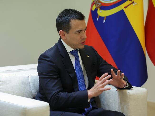 El presidente de Ecuador, Daniel Noboa. Foto: EFE.