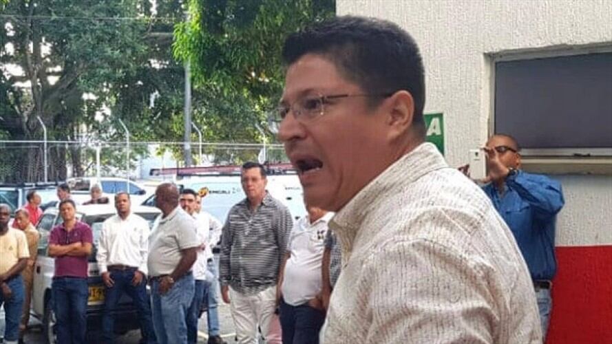 Sindicalistas del país rechazaron atentado contra el presidente de SintraEmcali. Foto: SintraEmcali
