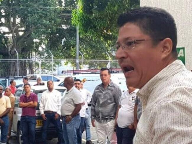 Sindicalistas del país rechazaron atentado contra el presidente de SintraEmcali. Foto: SintraEmcali