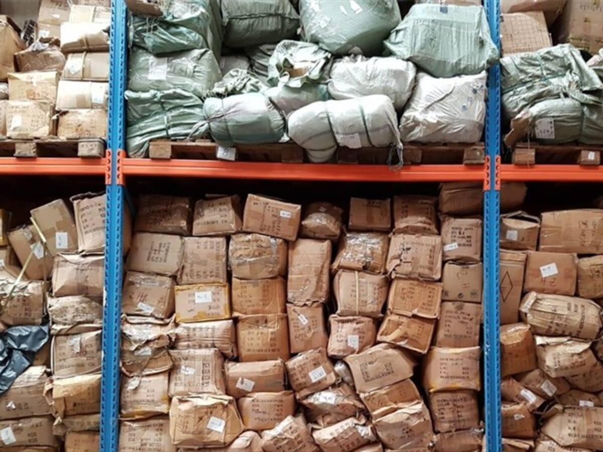 Autoridades incautan mercancías de contrabando avaluada en 6.300 millones de pesos