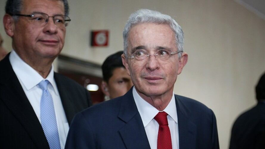Expresidente de Colombia Álvaro Uribe Vélez. Foto: Colprensa - Camila Díaz