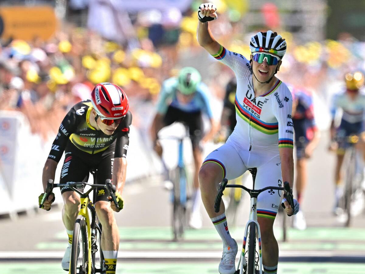 Tadej Pogacar volvió a vestirse de amarillo en el Tour de Francia