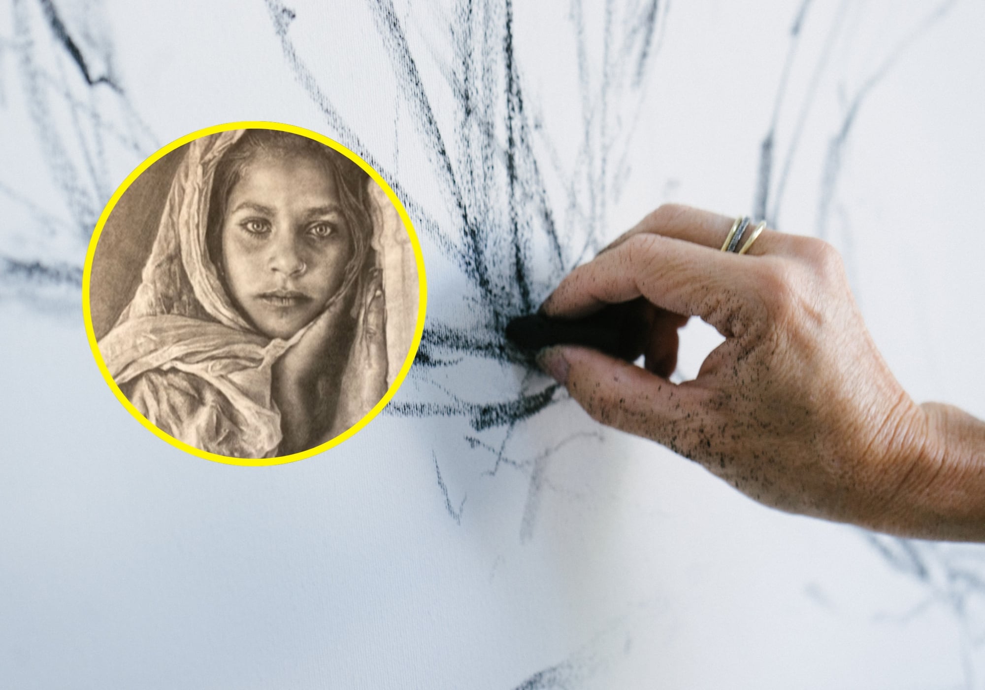 “Me gusta el naturalismo, que el dibujo deje huella”: Alejandro Romo, artista español