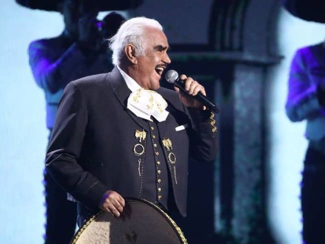 Vicente Fernández en concierto. Crédito: Getty Images