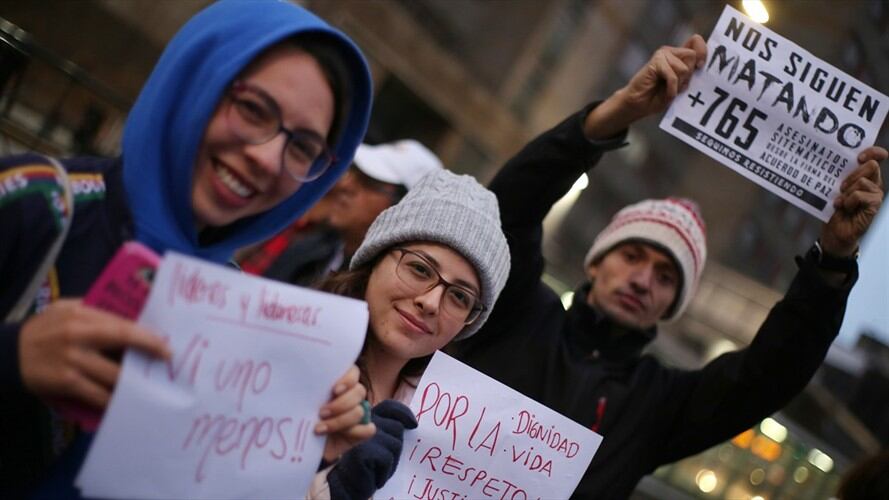 Las comunidades también protestarán por la crisis humanitaria a raíz de los recientes hechos violentos. Foto: Referencia - Colprensa