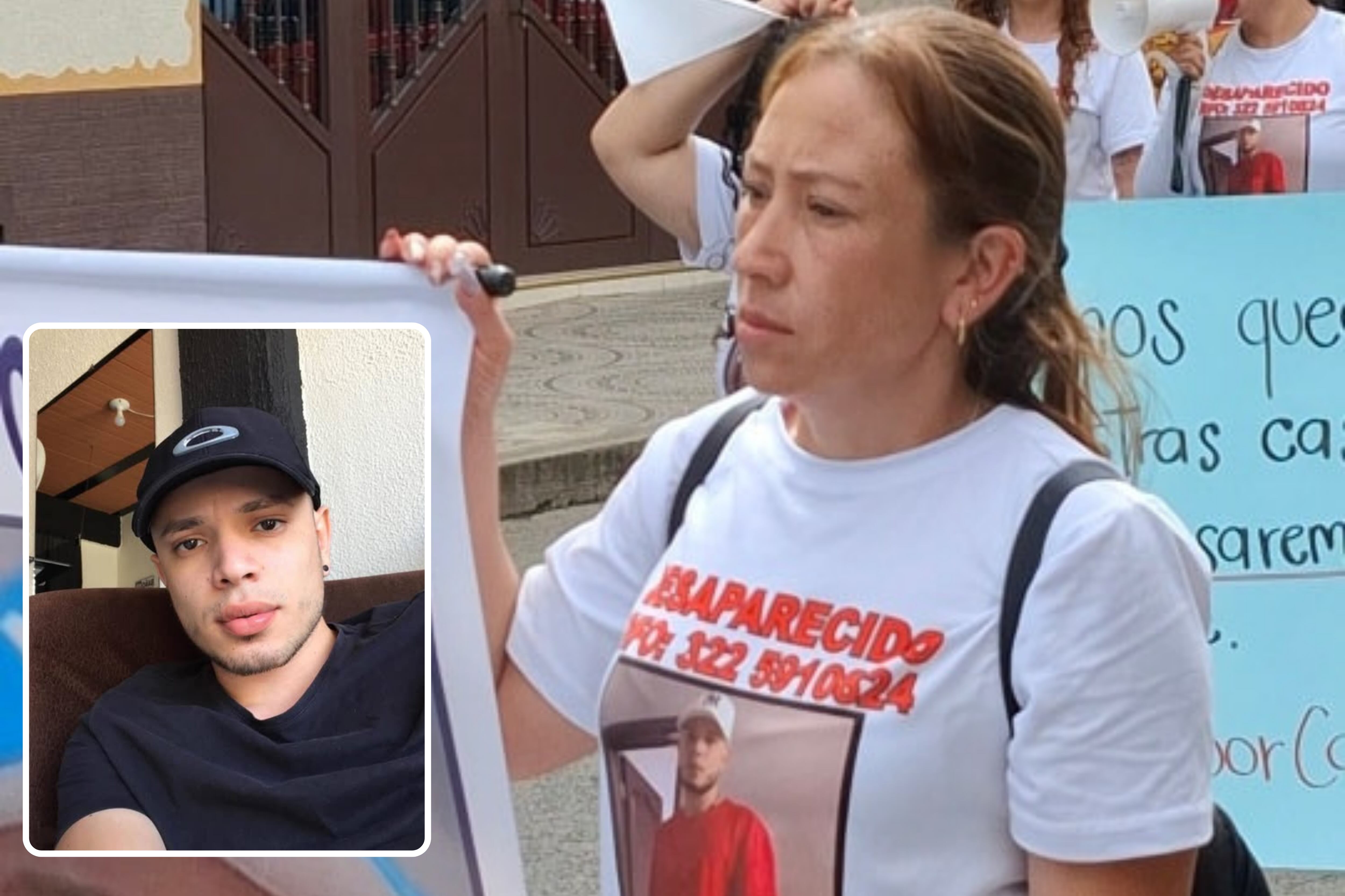 Madre de Juan camilo Castaño, joven desaparecido (foto: comunidad)