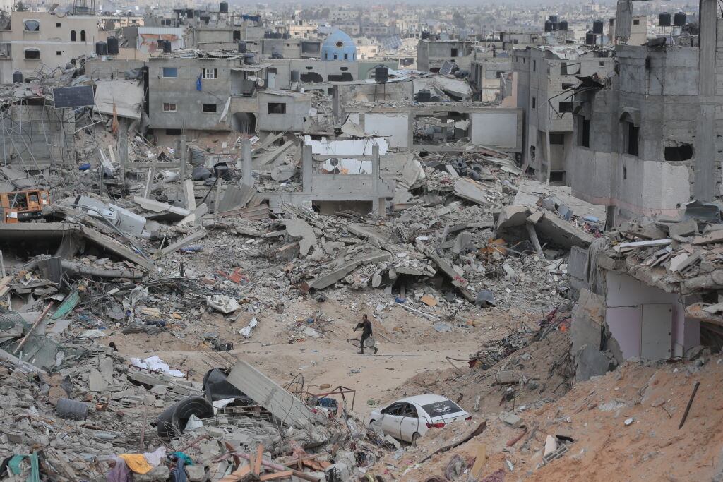 Guerra Gaza. (Foto: AFP via Getty Images)