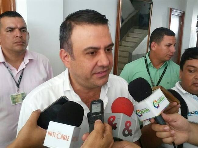 Edwin Besaile, gobernador de Córdoba. Foto: Claudia Hernández - W Radio