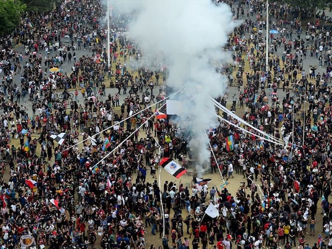 El jefe de Estado no precisó una fecha para presentar el proyecto y añadió que todas las reformas se discutirán en el Congreso. . Foto: Agencia AFP