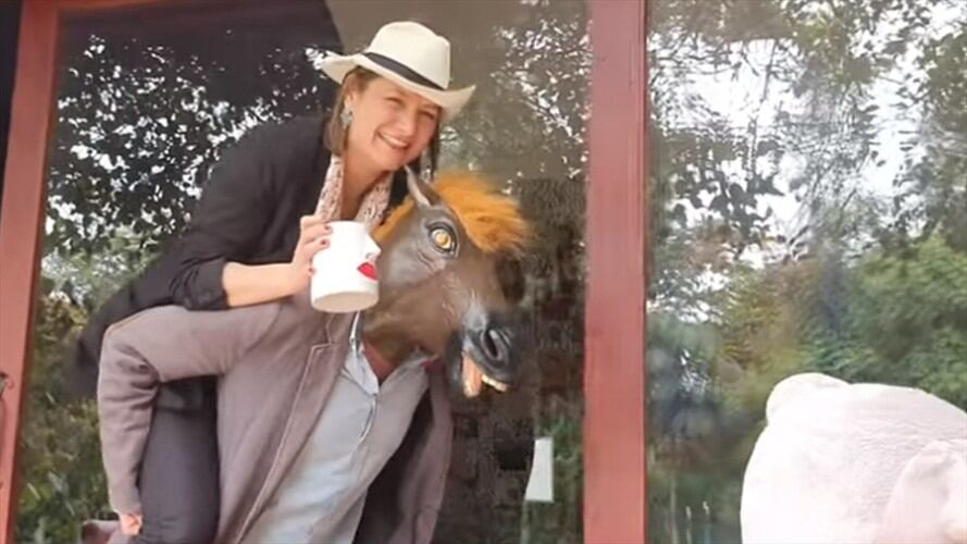 Video de Samper Ospina con Ángela Garzón. Foto: Captura video Samper Ospina