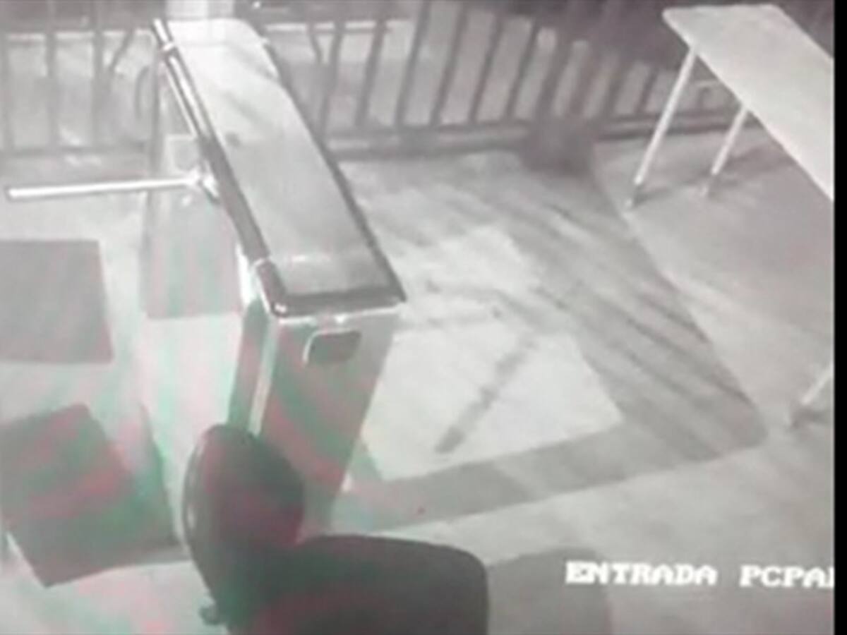 El insólito robo en el Palacio de Justicia de Montería quedó registrado en cámaras