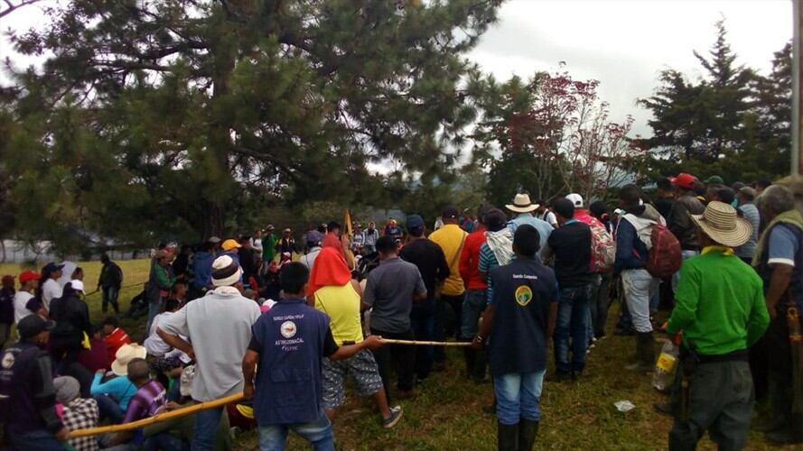 Protestas en Cauca. Foto: Carlos Cerón