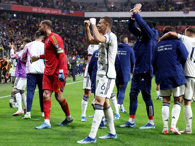 Clasificación de Italia a la Eurocopa 2024 ante Ucrania. Foto: EFE/EPA/CHRISTOPHER NEUNDORF