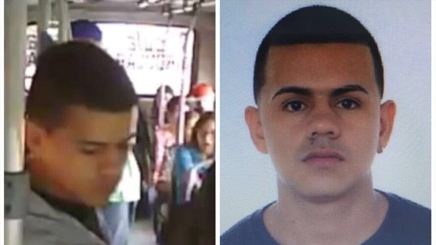 Alias la Chinga sería uno de los responsables del hurto a once pasajeros de un bus en Medellín. Foto: En Twitter, @FicoGutierrez