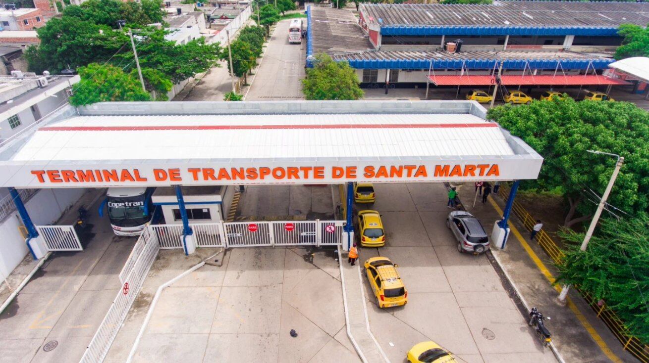 Terminal de transporte de Santa Marta/ Gobernación del Magdalena