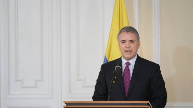 El presidente Iván Duque defendió la ley de financiamiento que se tramita en el Congreso. . Foto: Colprensa