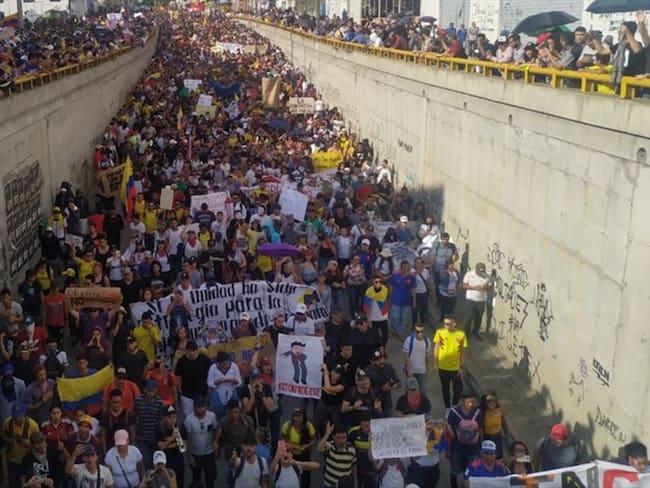 Habrá bloqueos víales en Bucaramanga. Foto:La W.