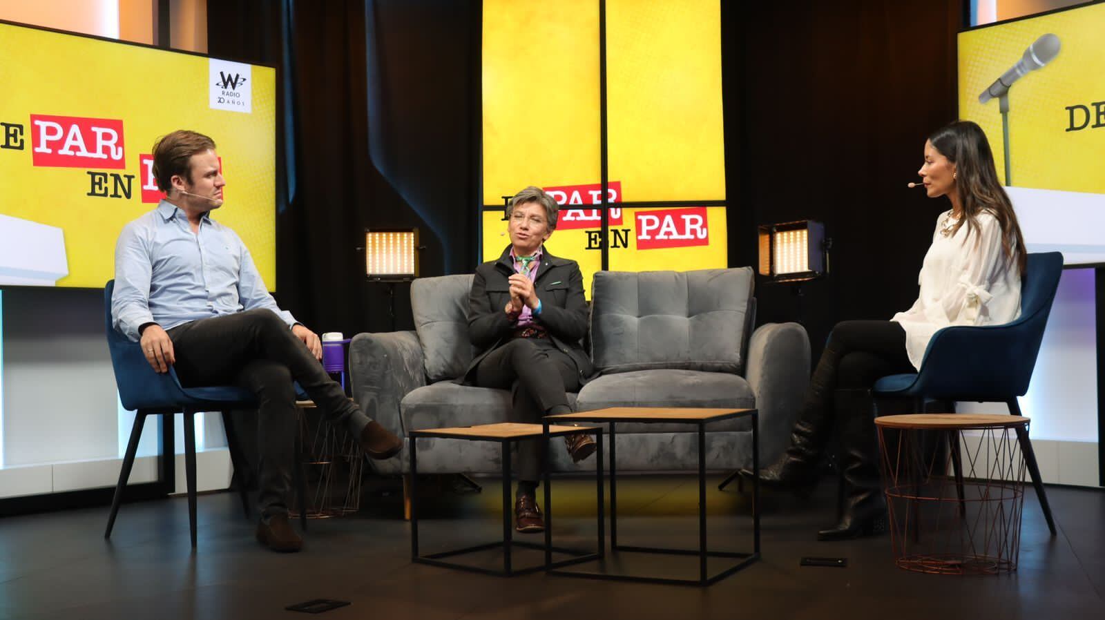 Claudía López, alcaldesa de Bogotá, nos acompañó en De Par en Par. Foto: W Radio.