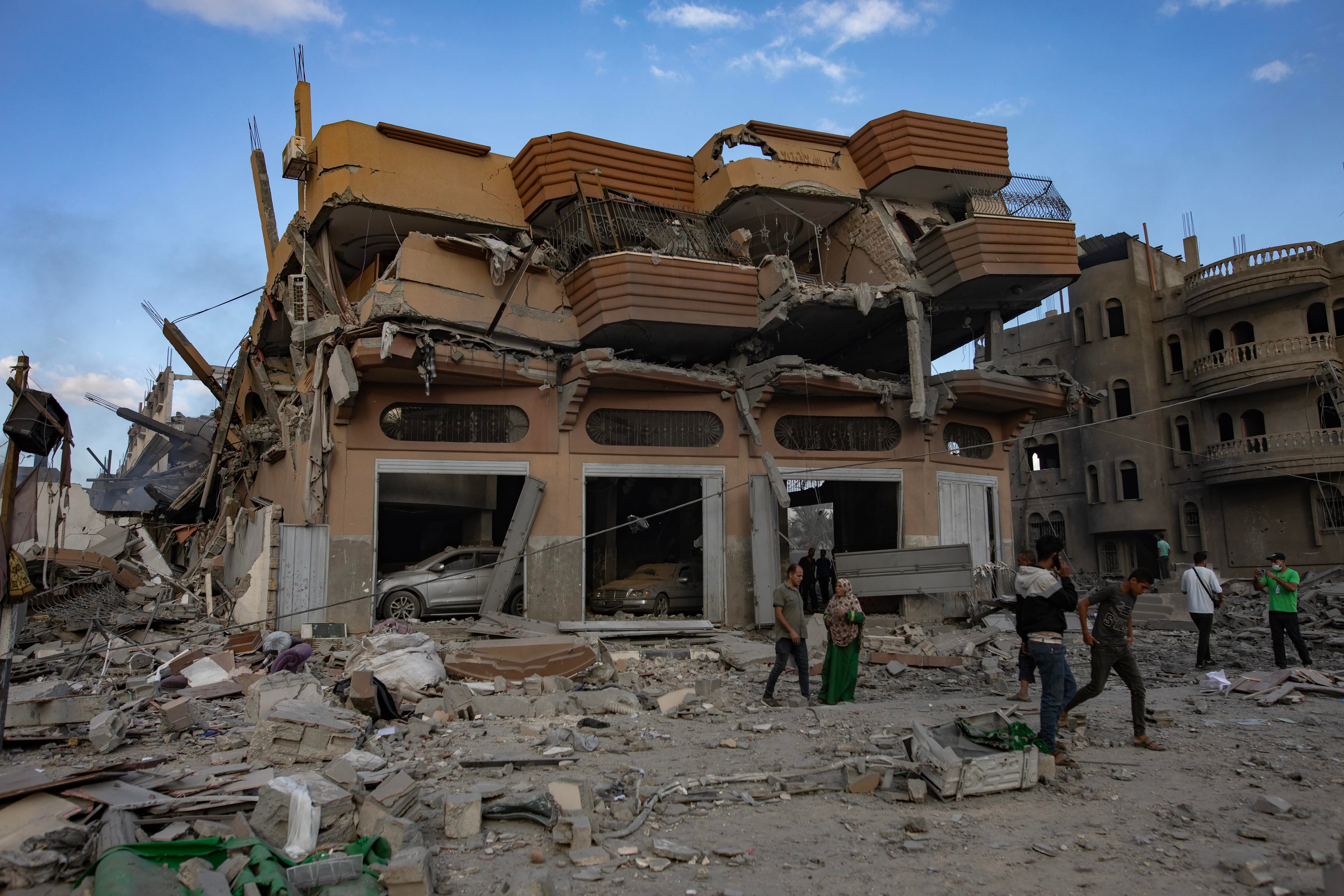 Ataque israelí en Gaza. I Foto: EFE/EPA/HAITHAM IMAD.