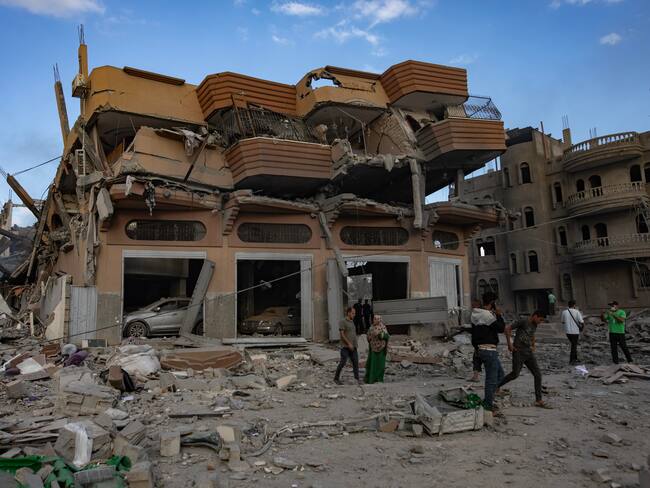 Ataque israelí en Gaza. I Foto: EFE/EPA/HAITHAM IMAD.